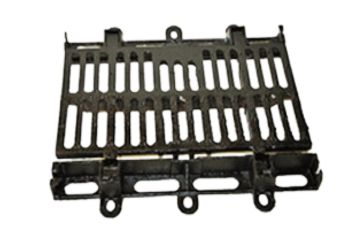 Grille de caniveau articulée avec cadre